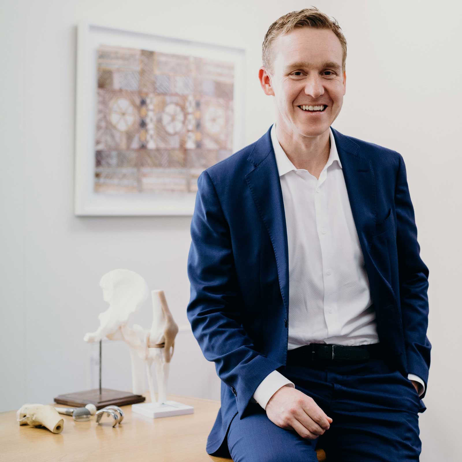 Dr Rhys Clark, orthopaedic surgeon